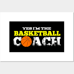 Basketball Coach - Retro Distressed Grunge Posters and Art